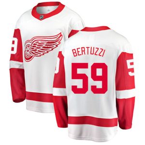 Kinder Detroit Red Wings Eishockey Trikot Tyler Bertuzzi #59 Breakaway Weiß – Fanatics Branded Auswärts